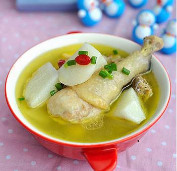 江津肉片麻婆山药山药鸡汤三样帮助促进消化美食