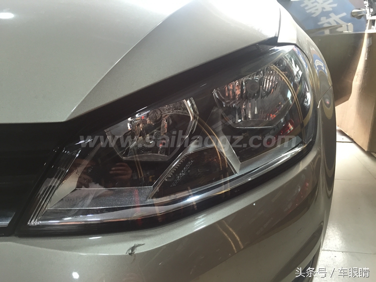 大众高尔夫7升级rline大灯,大众高尔夫7升级大屏