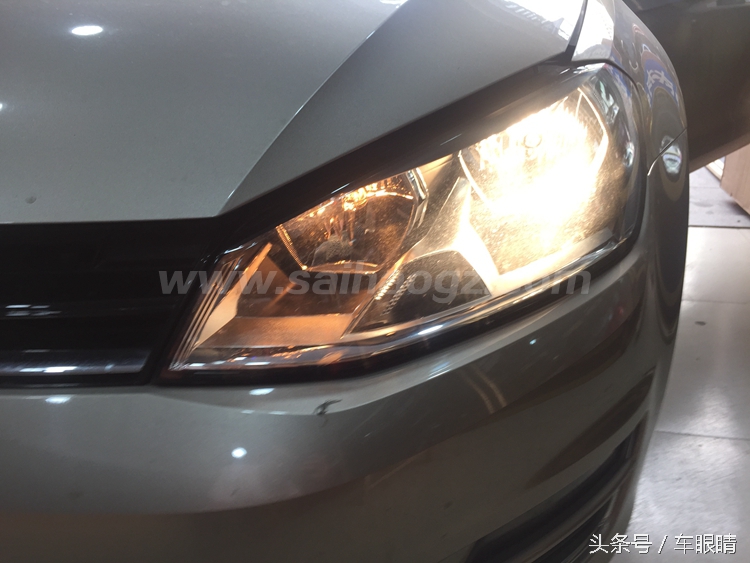 大众高尔夫7升级rline大灯,大众高尔夫7升级大屏