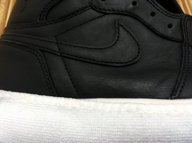 aj1禁穿黑红樱木,aj1倒钩藤原浩低帮真假