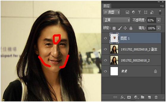 ps合成刘亦菲,ps合成设计