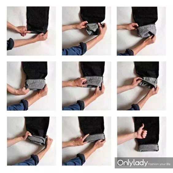 最时尚的卷边牛仔裤,最流行的卷边牛仔裤