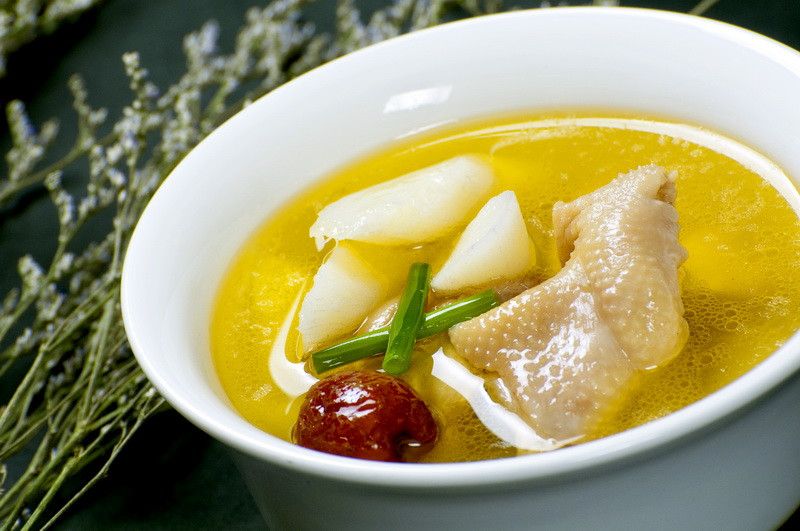 江津肉片麻婆山药山药鸡汤三样帮助促进消化美食