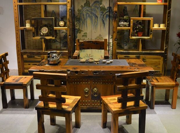 船木家具用什么油漆翻新,正宗老船木家具厂家直销