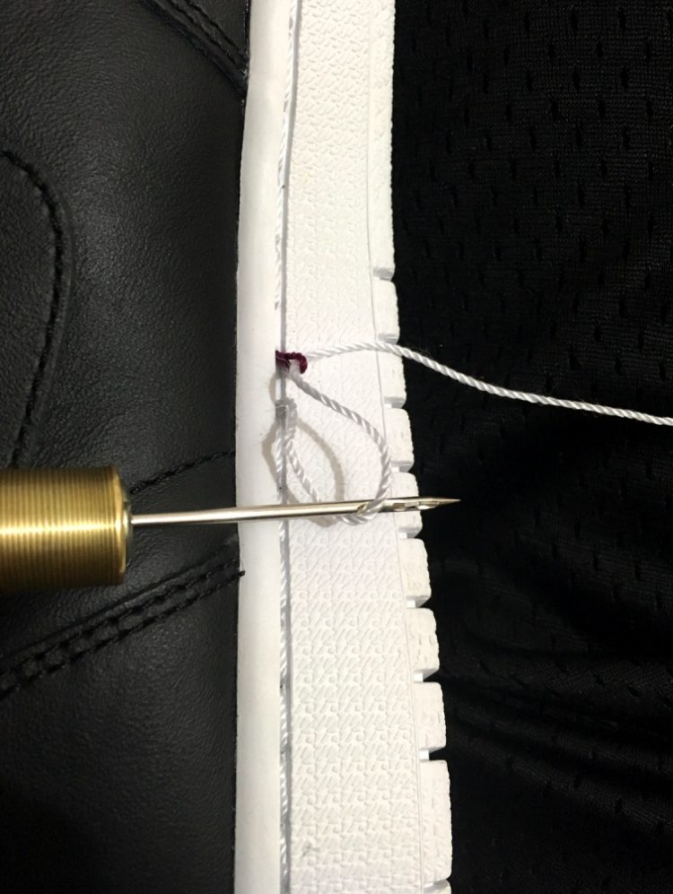 aj1禁穿黑红樱木,aj1倒钩藤原浩低帮真假