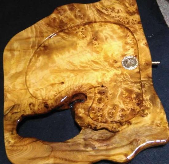 崖柏满瘤茶盘,瘤疤崖柏茶盘