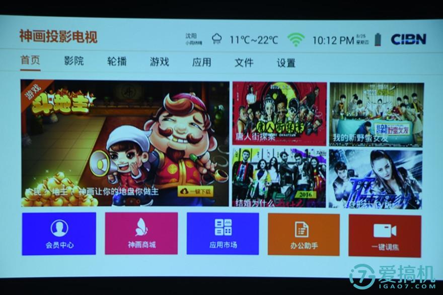 青春不错过,神画小媚投影仪