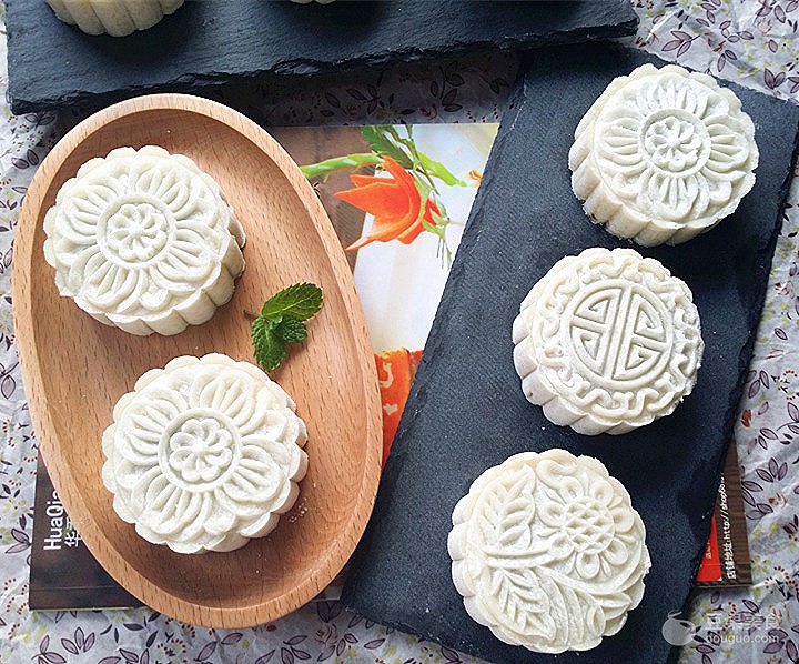 冰皮手工月饼,水晶月饼冰皮月饼