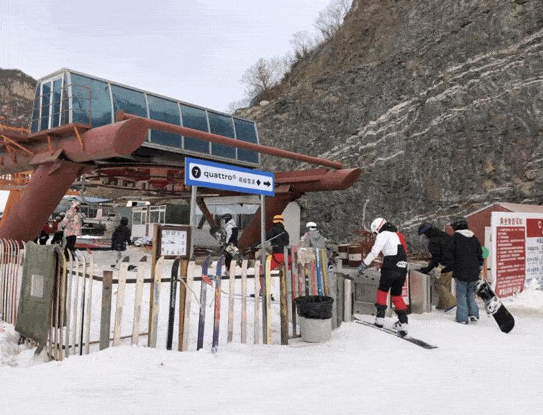 南山滑雪场怀北滑雪场,渔阳滑雪场和怀北滑雪场
