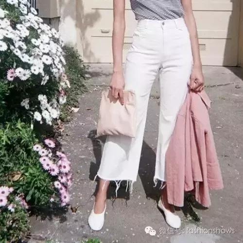 藏青色复古慵懒风套装裤子,秋冬流行趋势裤子