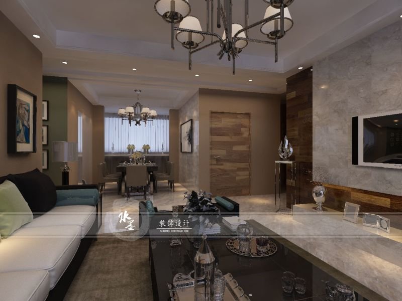 现代城126平方装修效果图,芜湖凤凰城现代装修风格