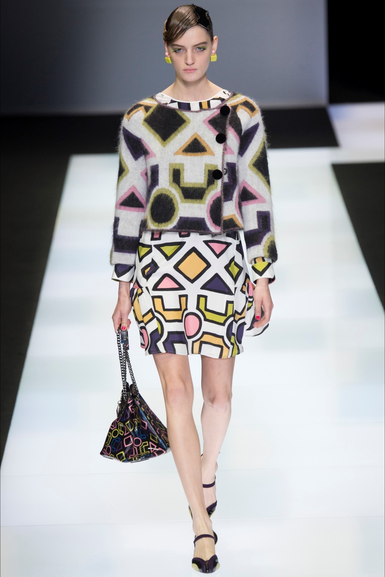 宋茜迪奥马面裙,和宋茜撞衫紫色长裙