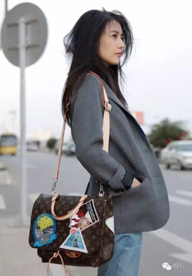 高圆圆带火的包包,高圆圆牛皮小包