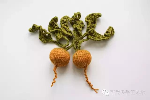 毛线编织蔬菜大全图解,手残党学会的毛线编织小技巧