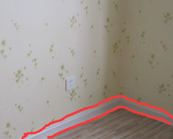 踢脚线已经装好了如何贴壁纸,踢脚线跟壁纸差一块怎么办