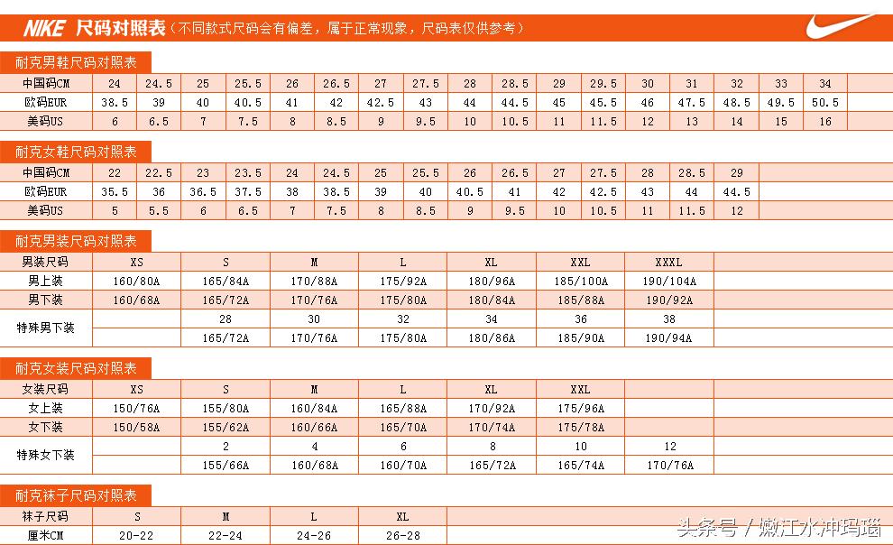 新百伦男女鞋尺码对照表,安踏儿童鞋尺码最新对照表