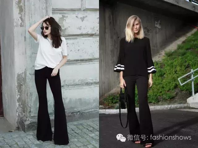 藏青色复古慵懒风套装裤子,秋冬流行趋势裤子