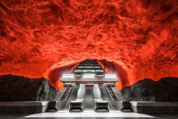 全球特色地铁站,9张打卡图片