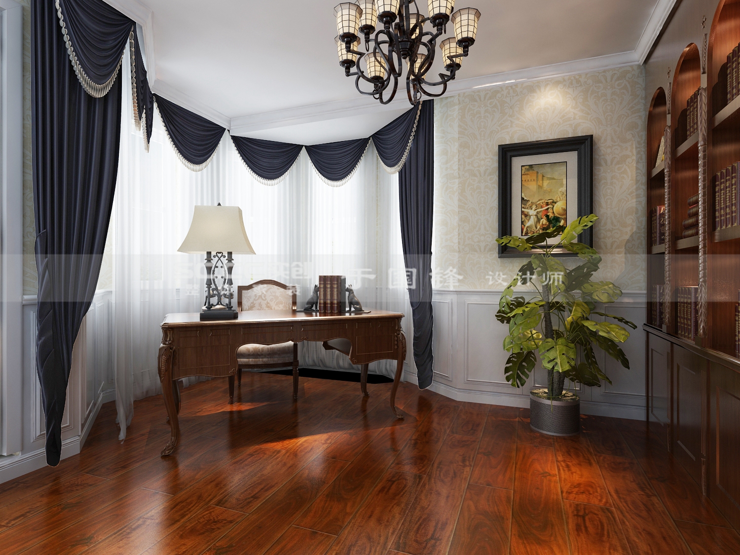 银盛泰德郡联排别墅300平装修,青岛银盛泰德郡别墅装修