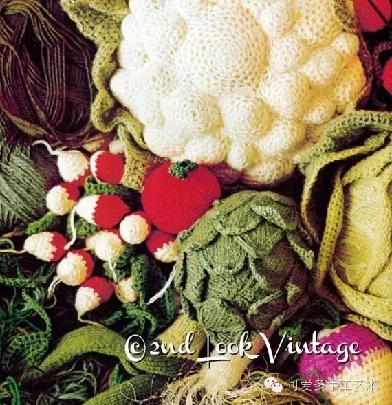 毛线编织蔬菜大全图解,手残党学会的毛线编织小技巧