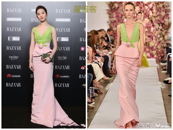 时尚芭莎慈善晚宴红毯造型分享,芭莎礼服秀盘点