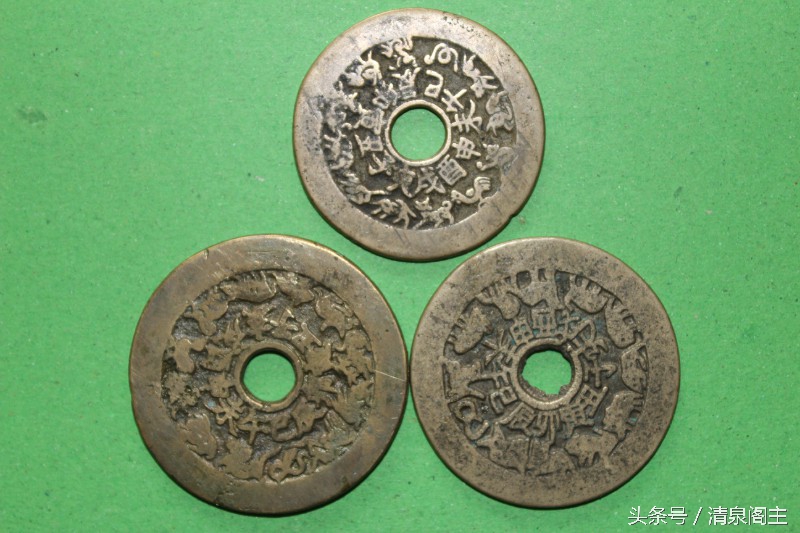 十二生肖八卦图铜币价值,古钱币里面的生肖文化