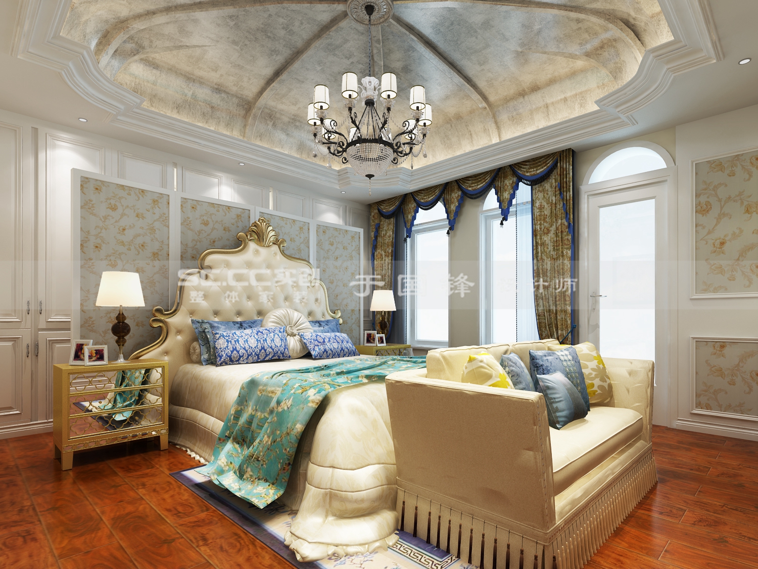 银盛泰德郡联排别墅300平装修,青岛银盛泰德郡别墅装修