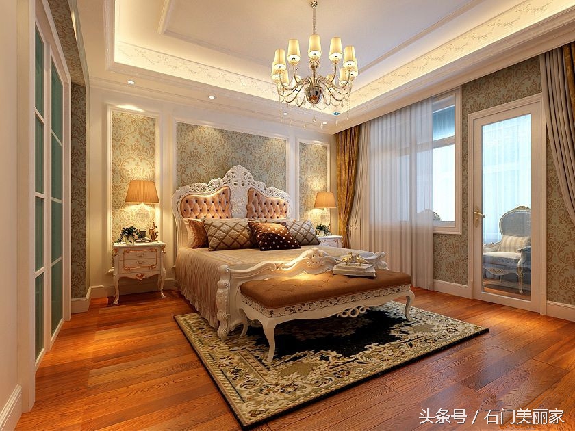 红石原著别墅装修,石家庄原河名墅360平方别墅