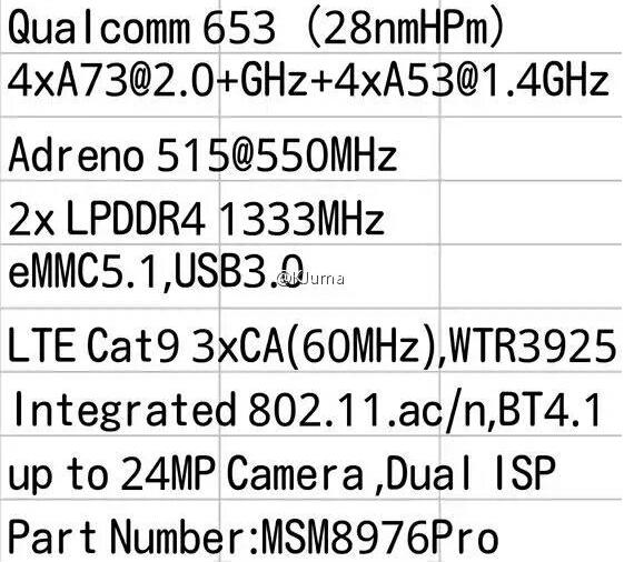 a7处理器和骁龙653八核哪个好,高通骁龙653cpu的手机