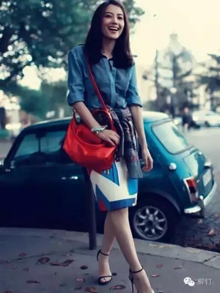 高圆圆带火的包包,高圆圆牛皮小包