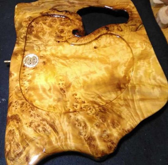 崖柏满瘤茶盘,瘤疤崖柏茶盘