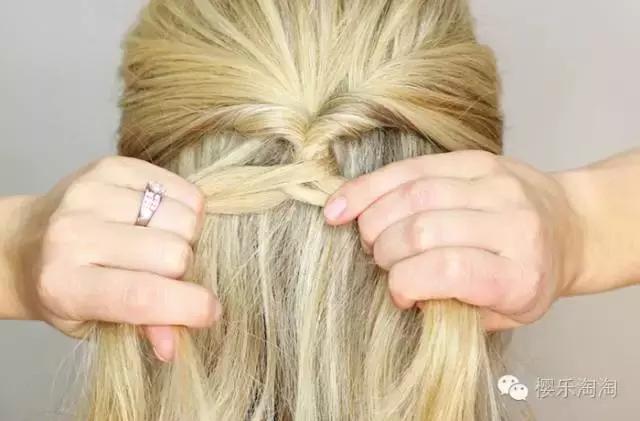 鱼尾公主头复刻,一步搞定蓬松公主头