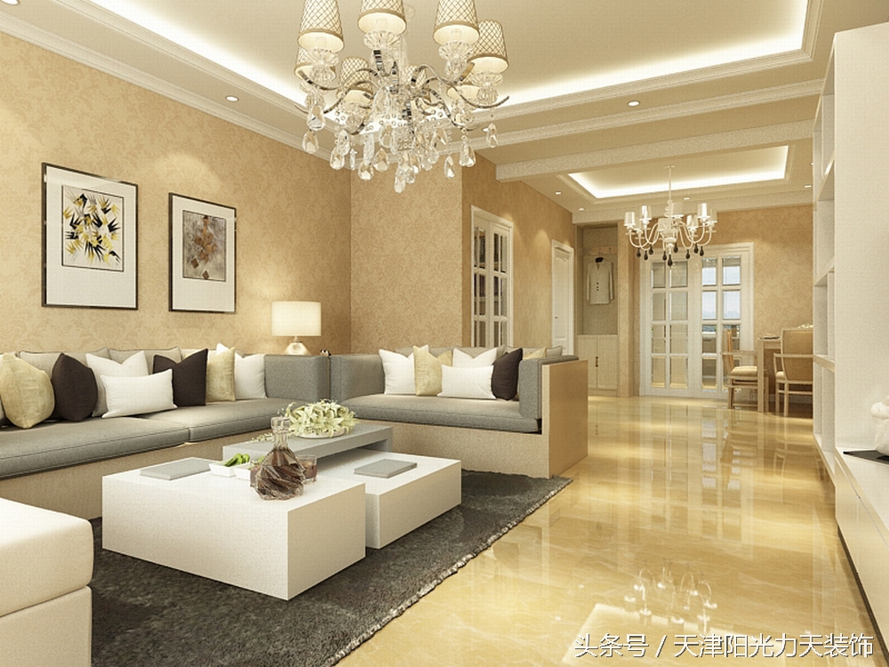 你想不到的简约效果瑞丽园100㎡