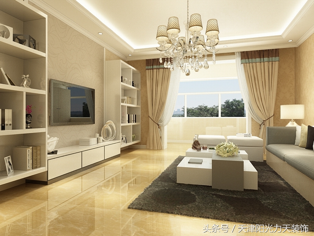 你想不到的简约效果瑞丽园100㎡