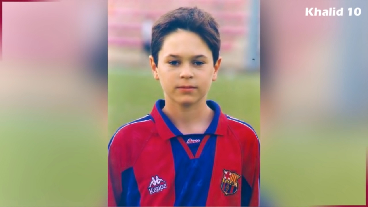 足球明星小时候视频,足球明星小时候和长大后的照片