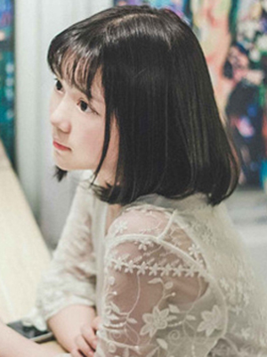 瘦脸长发型2020流行发型,修颜刘海瘦脸发型