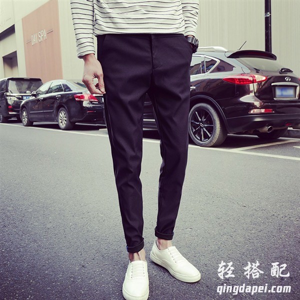 最时尚潮流小脚裤男士,男生也爱穿小脚裤