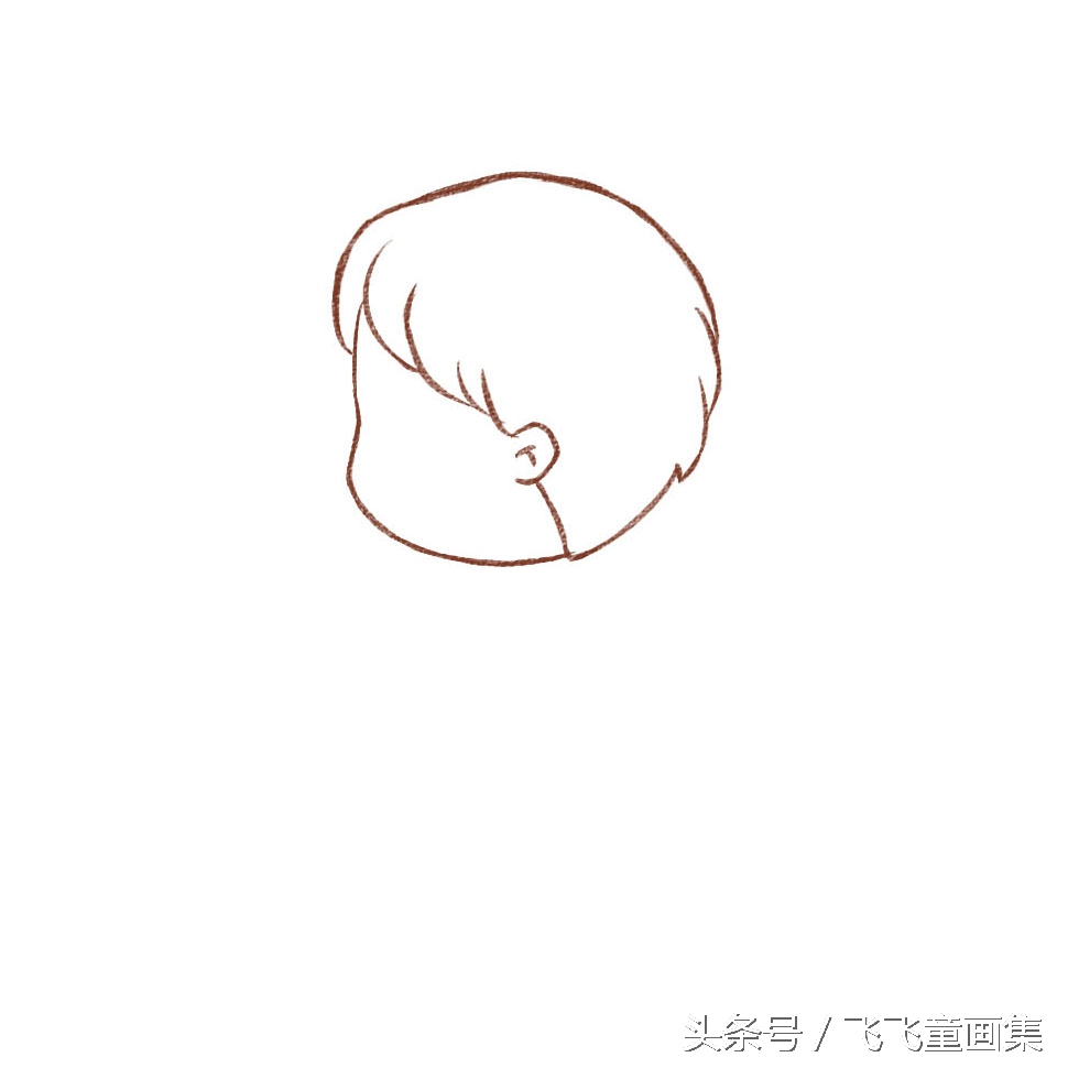 飞飞简笔画教程,菲菲简笔画猪猪侠