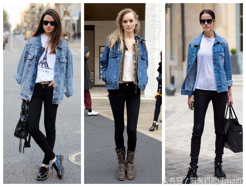 又到了穿牛仔的季节,牛仔外套的正确穿搭法