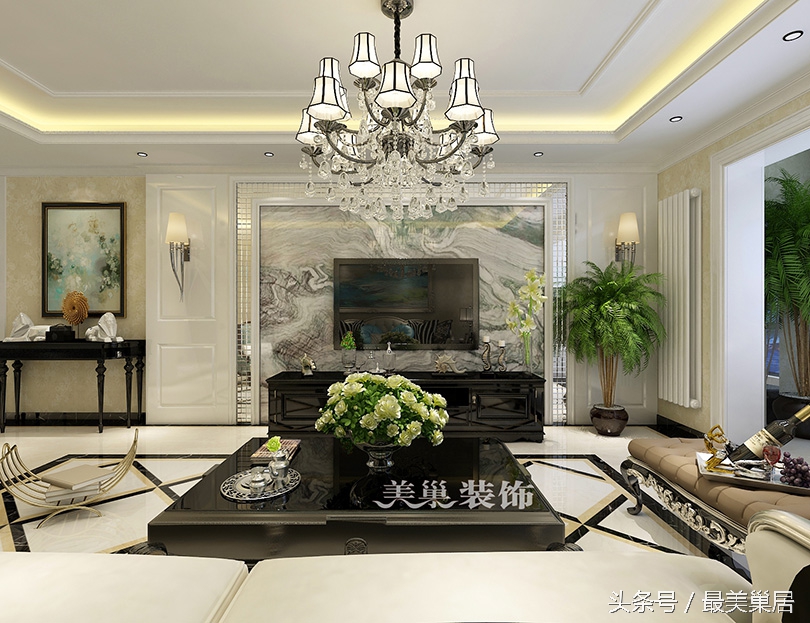 维也纳湖畔装修效果图,维也纳湖畔139平装修