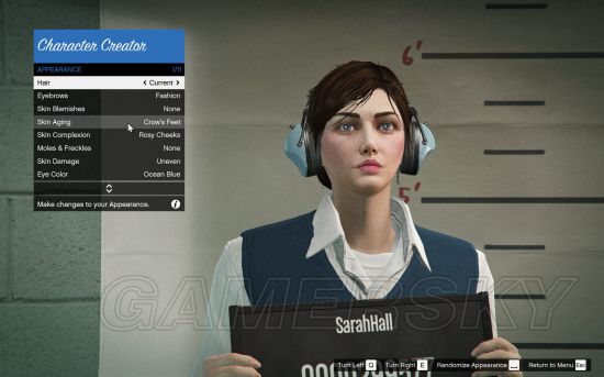 gta人物怎么去皱纹,gta角色脸上的疤痕怎么去掉