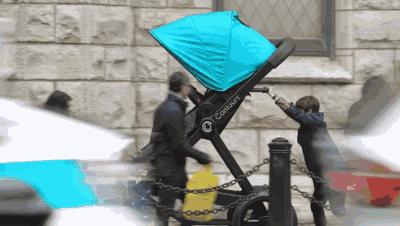 极客爸爸给婴儿车装上了125CC的摩托车发动机边参赛奥运边“遛”小孩？｜905出行设计师