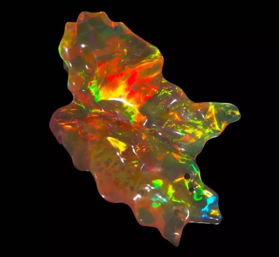 报告！就是这绚烂的火欧泊让我有忍不住剁手的欲望