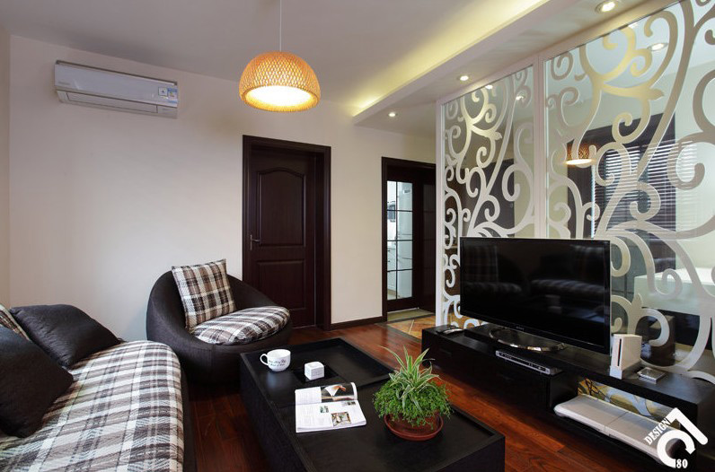 中式风格电视背景墙和沙发背景墙,好看的电视背景墙图