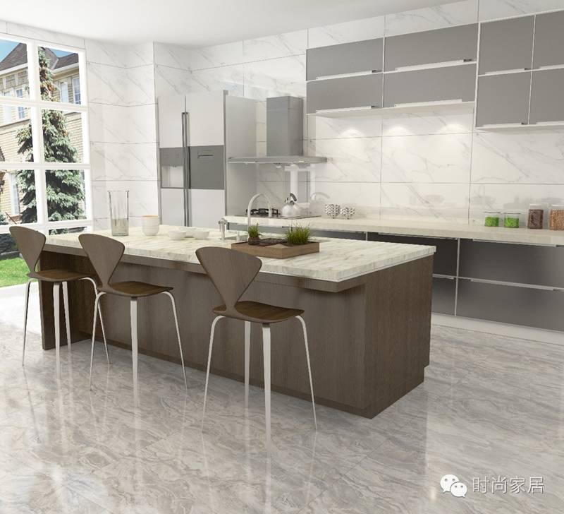 家装选通体大理石还是瓷抛砖,通体瓷抛砖铺贴效果图