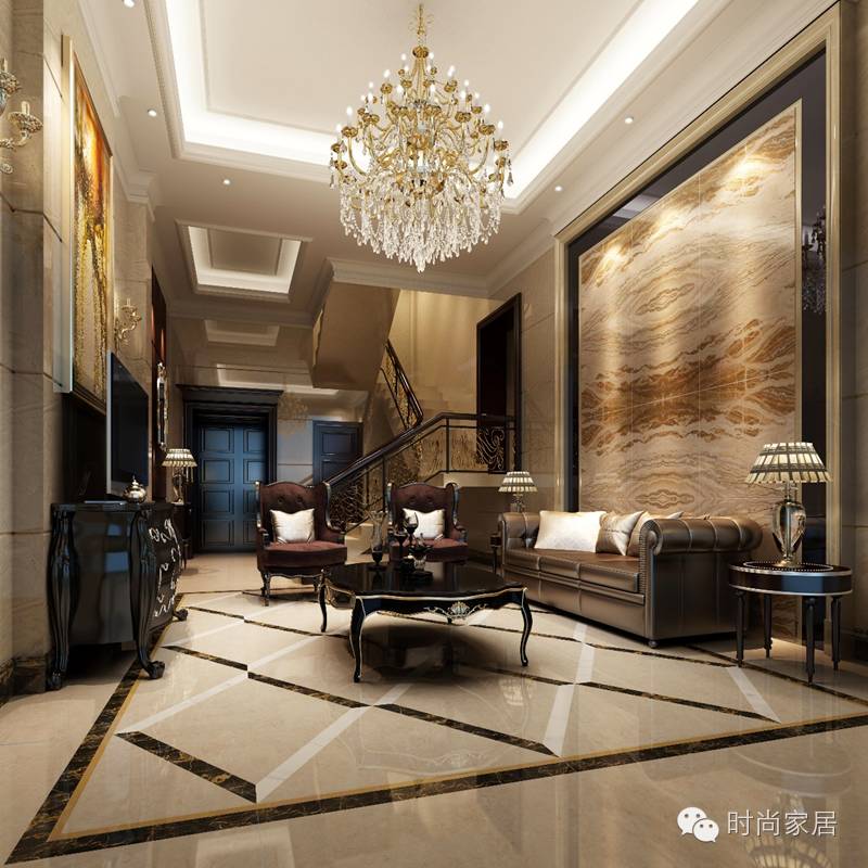 家装选通体大理石还是瓷抛砖,通体瓷抛砖铺贴效果图