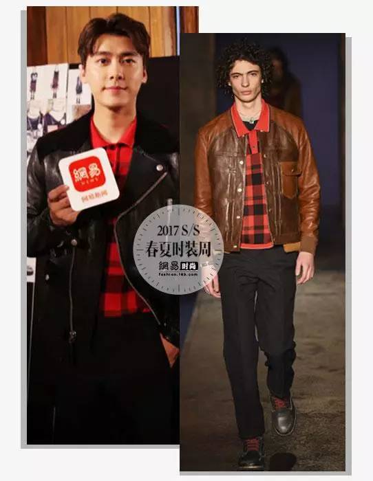 李易峰唐嫣穿“情侣装”同台看秀 不要太养眼哦~