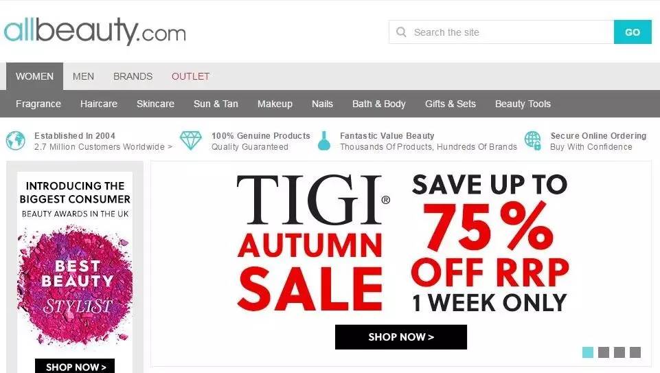 美国海淘低价美妆网站排名,海淘美妆折扣网站