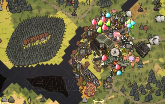 饥荒联机版豪华基地设计图,饥荒单机九宫格基地建设图