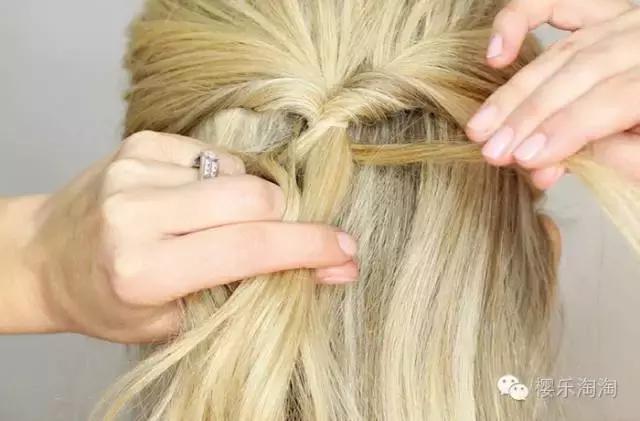 鱼尾公主头复刻,一步搞定蓬松公主头
